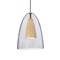 Besa Lighting Dano Cord Pendant, Clear/Natural, Bronze Finish, 1x9W LED 1JT-DANOCLNA-LED-BR - alternate 1